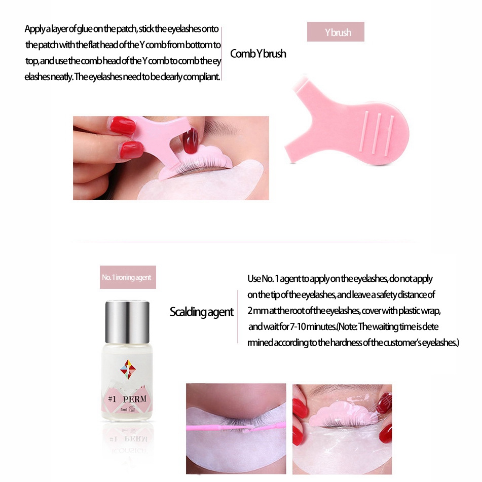 Beauty 8Pcs/1Set Fast Perm Las - Lash Serum Growth recension och pris