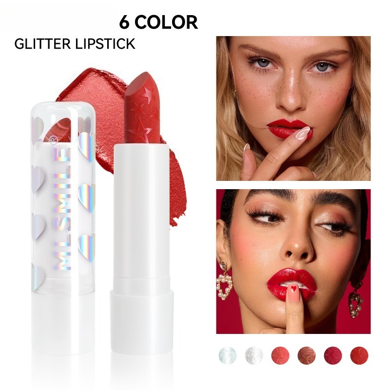 Starry Glitter Lipstick Long L - Beauty Makeup Store recension och pris