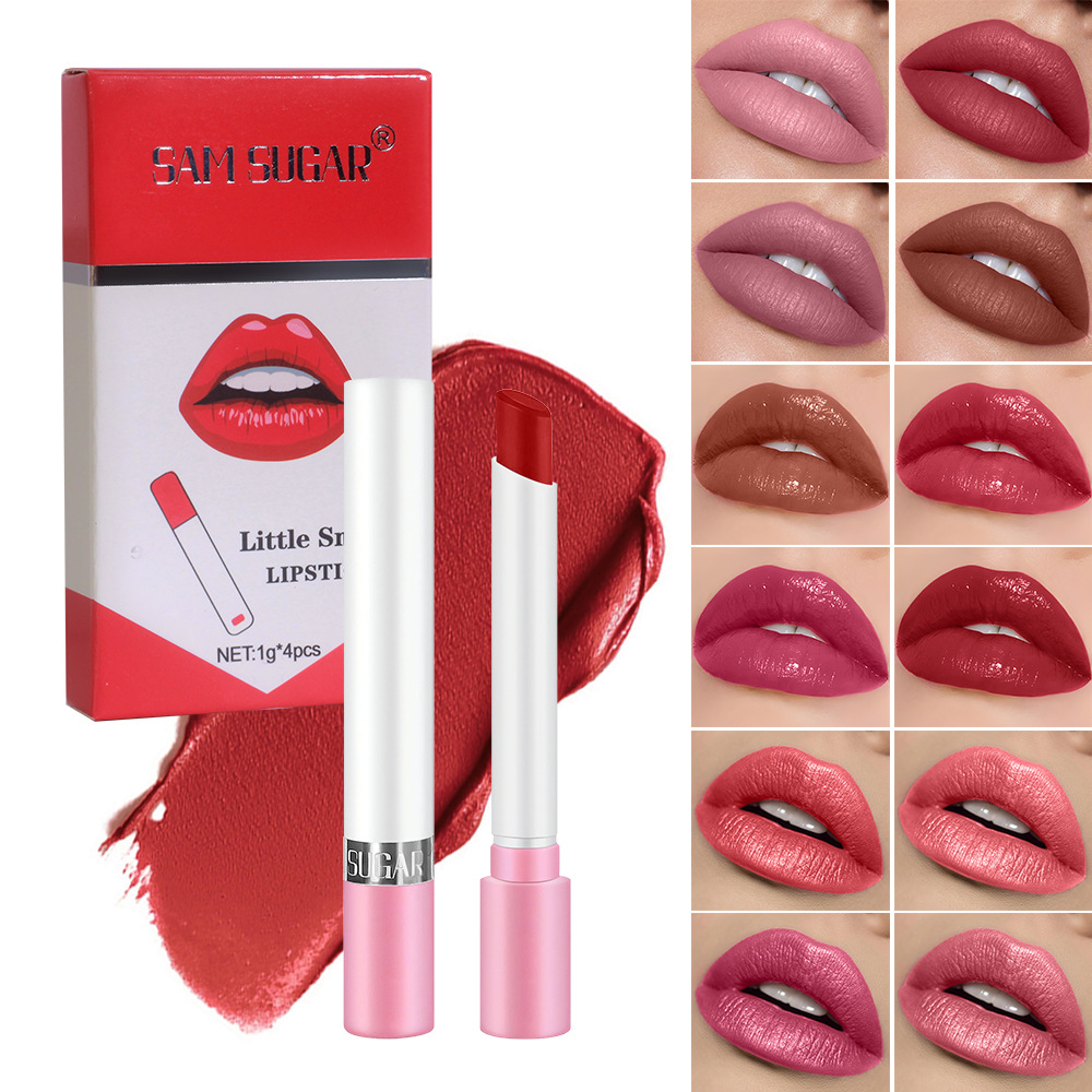 Cigarette Lipstick Set 4 Pcs P - Beauty Makeup Store recension och pris