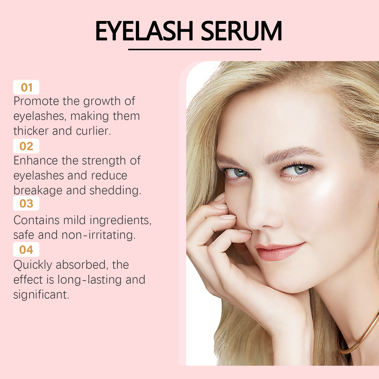 Eyelash Enhancer Serum Nourish - Lash Serum Growth recension och pris