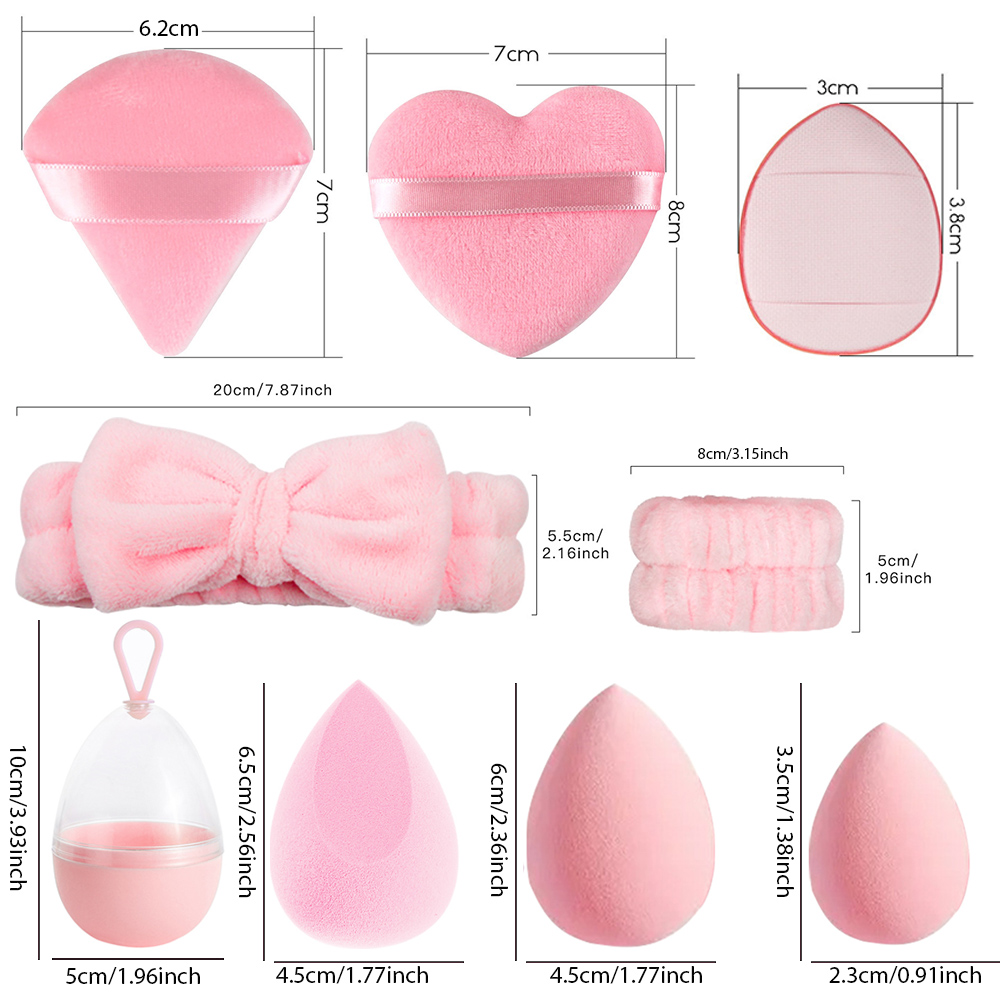 17Pcs Makeup Sponge Blender Se - Beauty Makeup Blender recension och pris