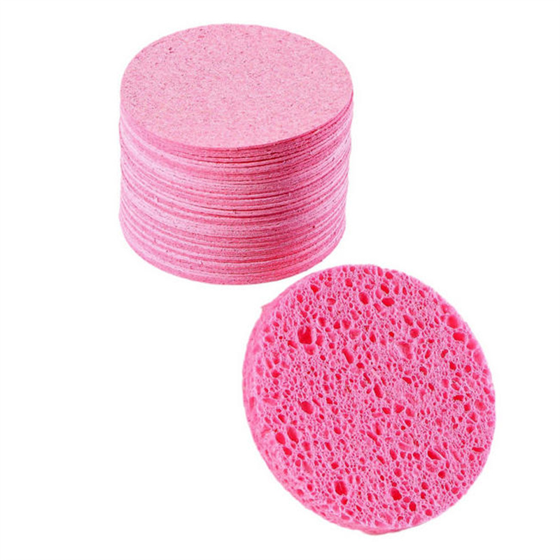 Reusable Round Facial Sponges  - Beauty Makeup Blender recension och pris