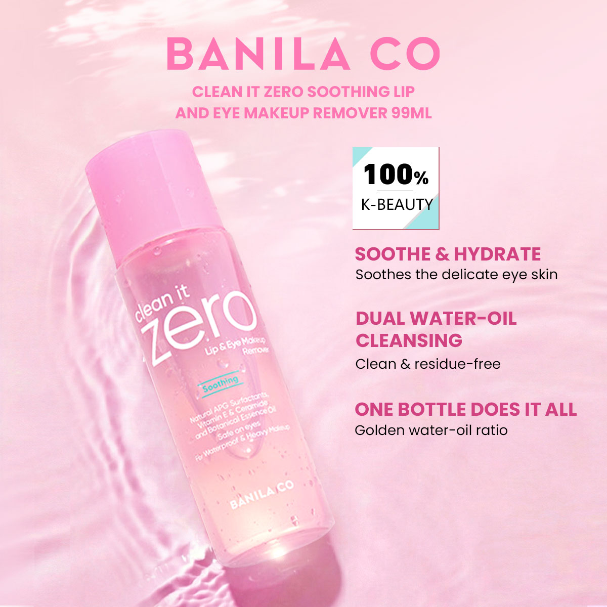 BANILA CO Clean it Zero Soothi - Beauty For You Makeup recension och pris