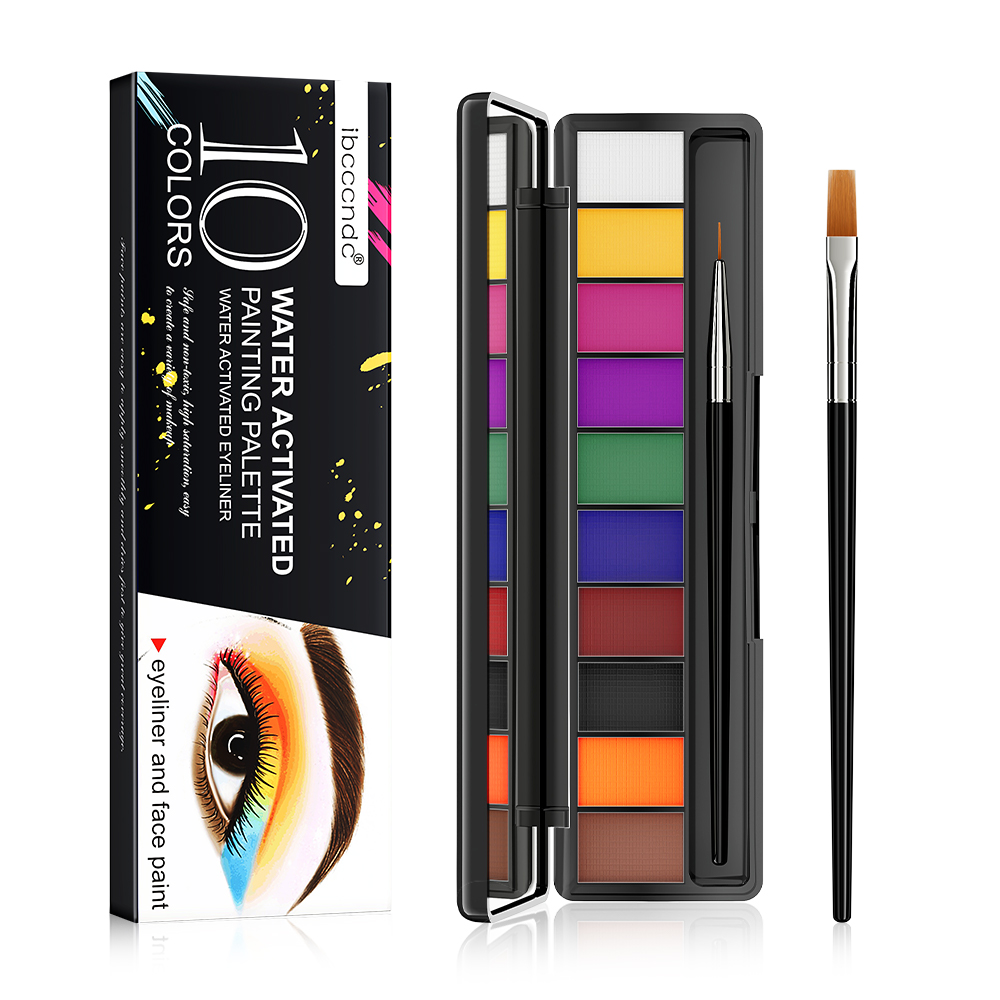 10 Colors Glow Fluorescent Neo - Beauty Halloween Makeup recension och pris