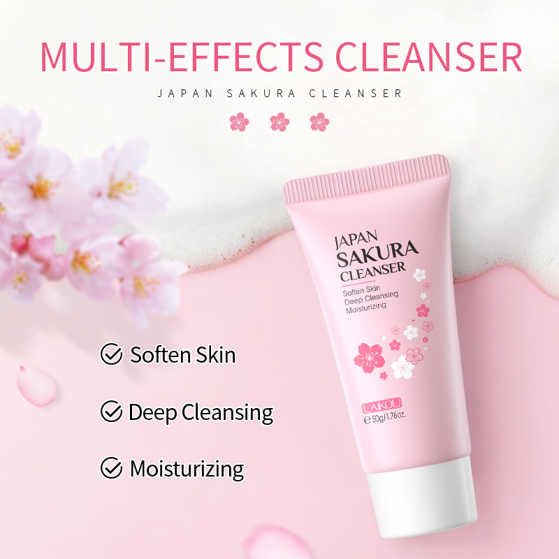 Japan Sakura Facial Cleaner Ko - Beauty Makeup Cream recension och pris