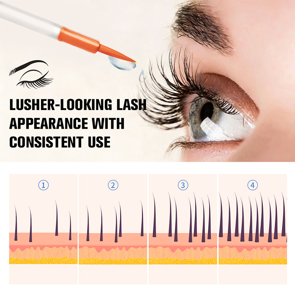 4ml Eyelash Growth Serum, Nour - Lash Serum Growth recension och pris