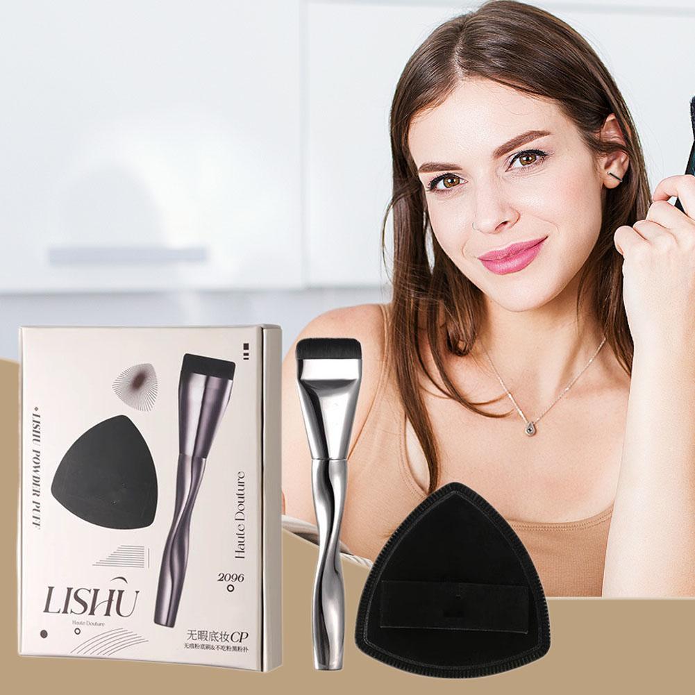 Lishu Flat-head Foundation Bru - Beauty Makeup Blender recension och pris