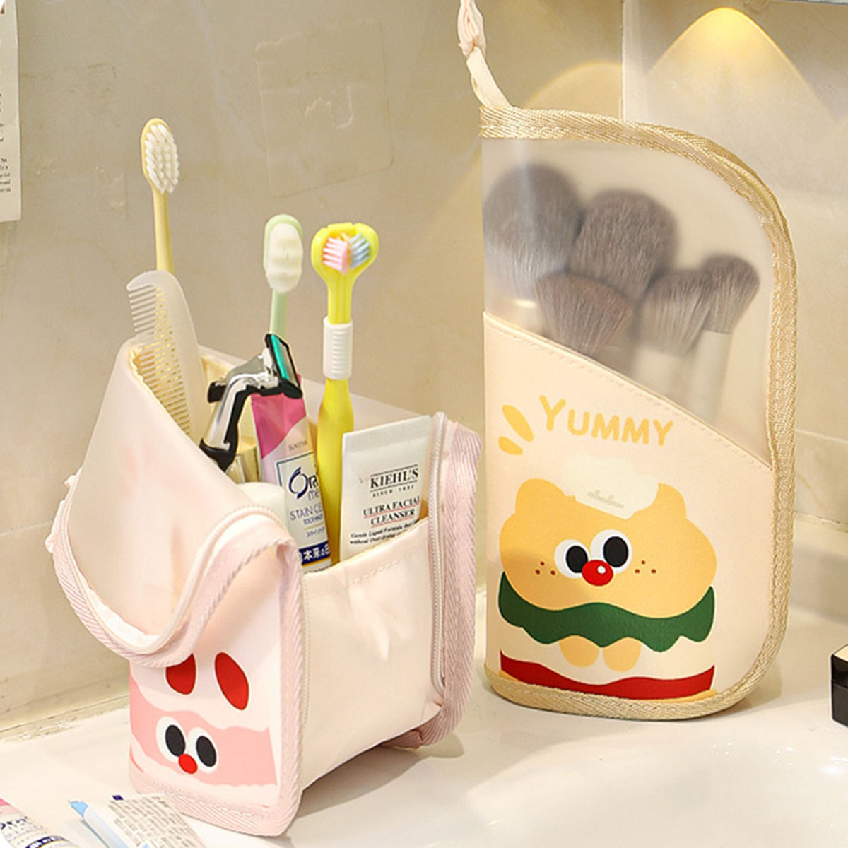 1Pcs Cosmetic Bag Travel Stand - Beauty For You Makeup recension och pris