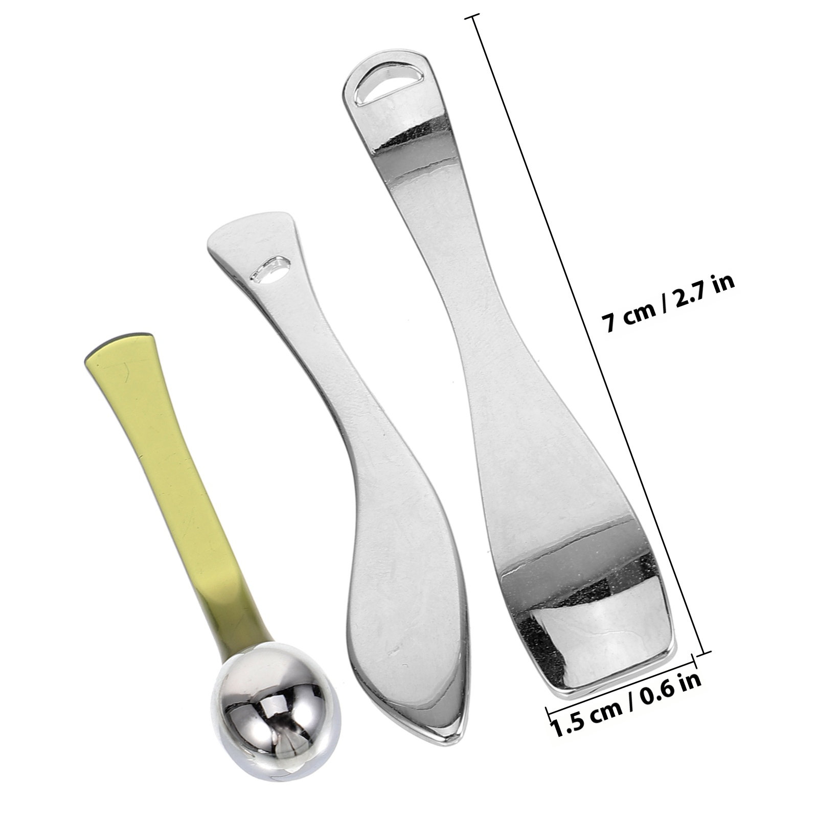 3Pcs Makeup Spatula Spoon Eye  - Beauty Makeup Cream recension och pris