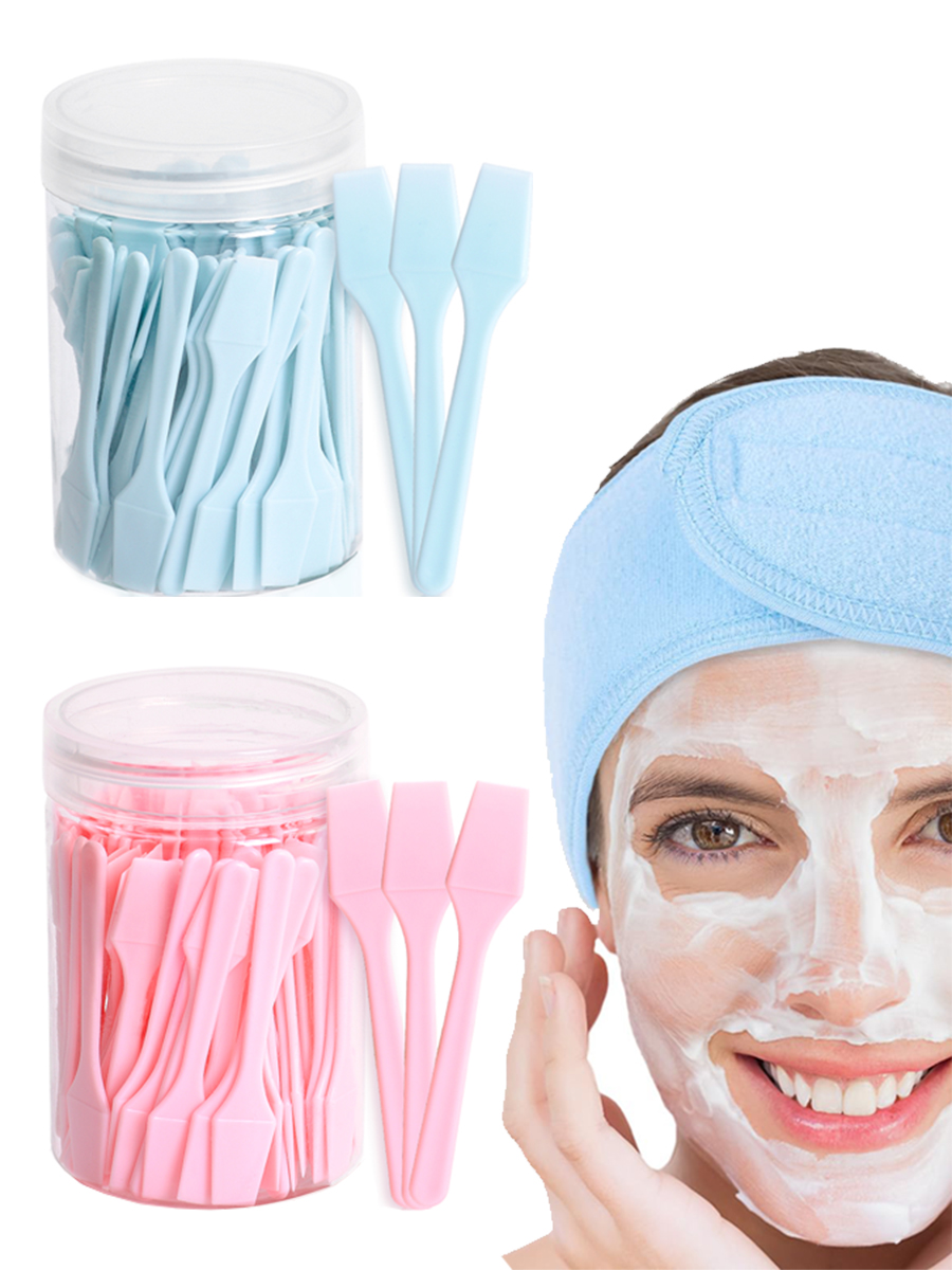 100 Pieces Cosmetic Spatulas S - Beauty Makeup Cream recension och pris