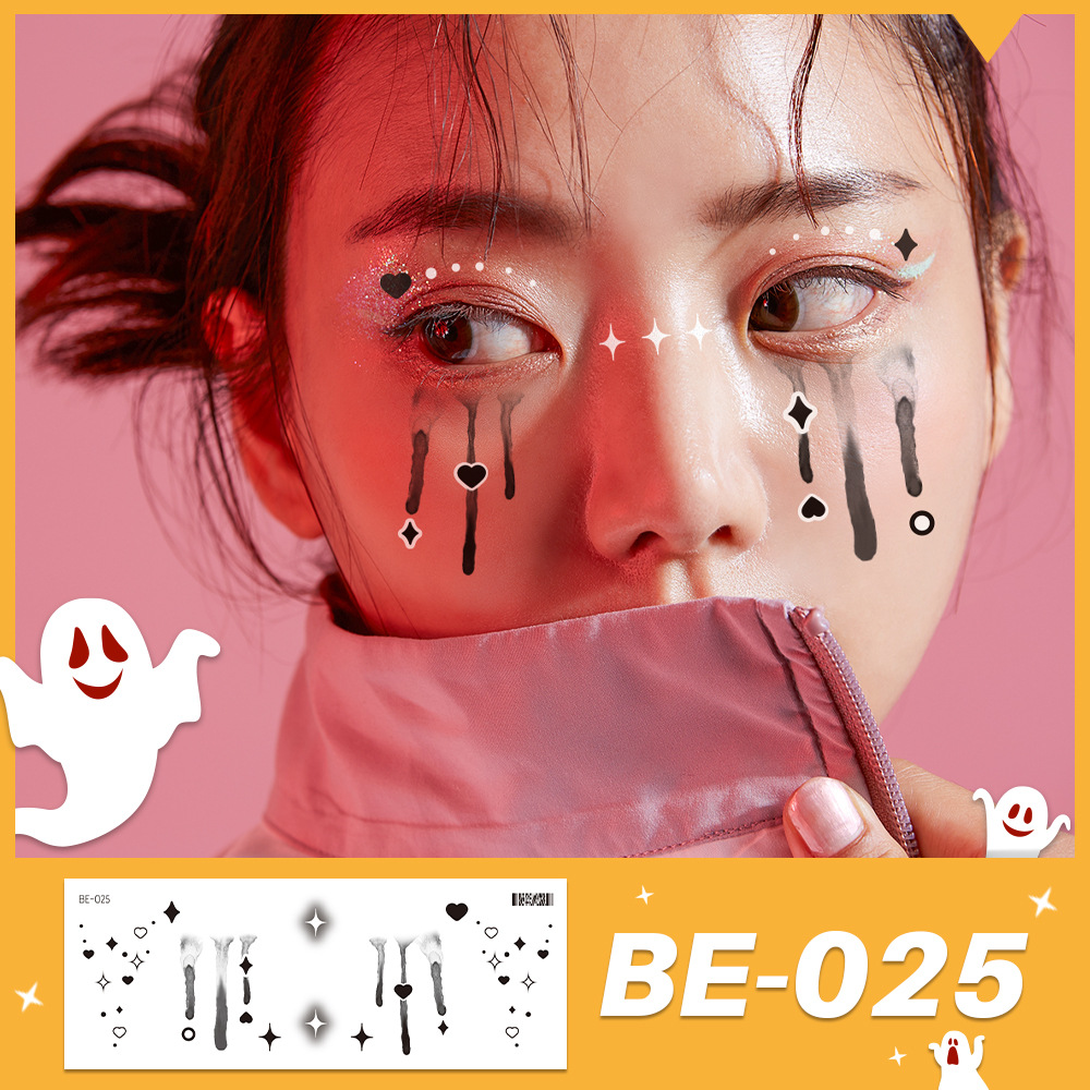 5Pcs Halloween Beauty Stickers - Beauty Halloween Makeup recension och pris