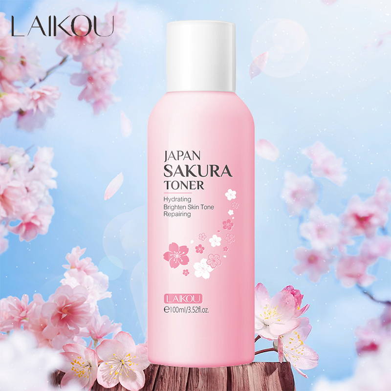 LAIKOU 8Pcs Sakura Facial Skin - Beauty Makeup Cream recension och pris