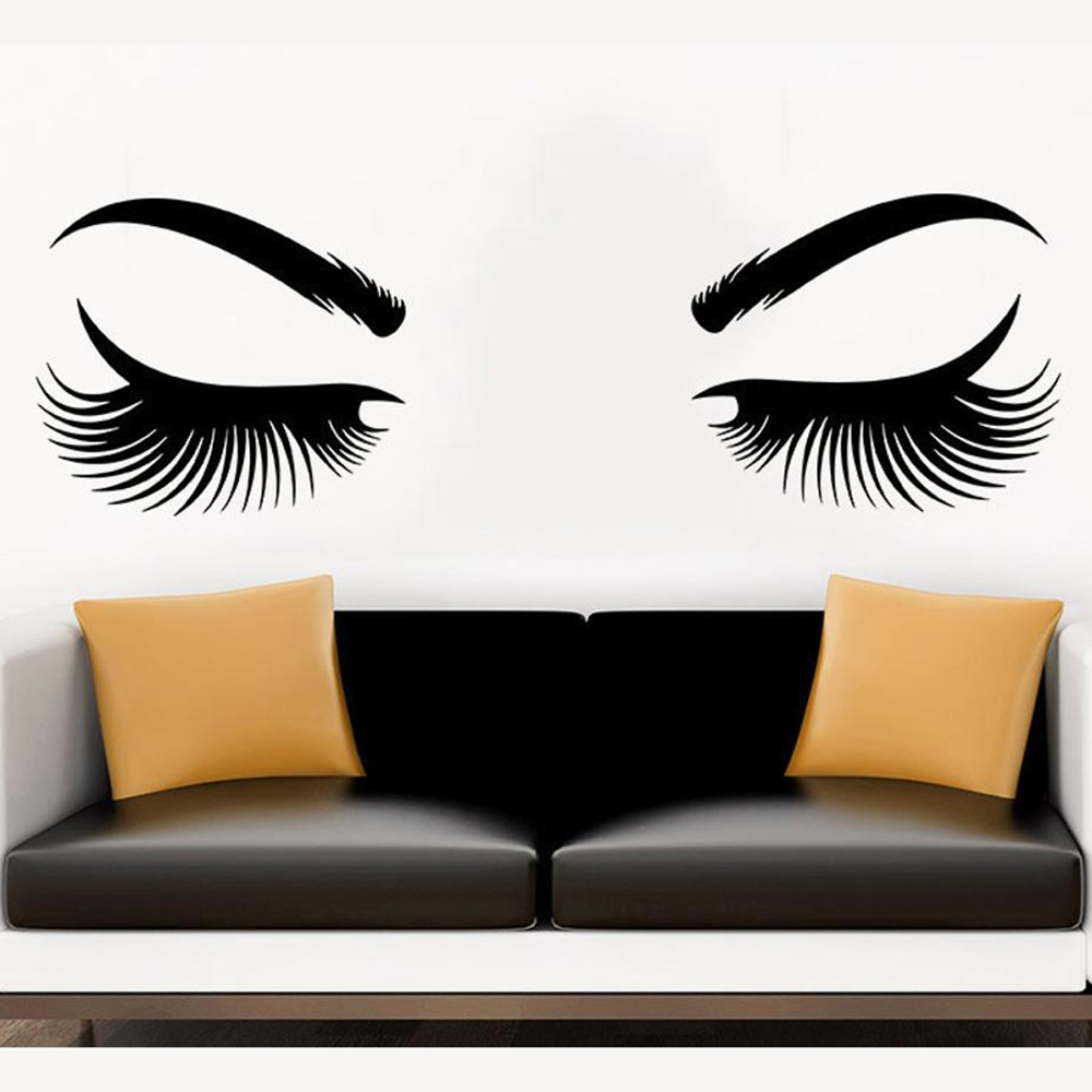 Eyes Wall Sticker Vinyl Sticke - Makeup Master Beauty Salon recension och pris