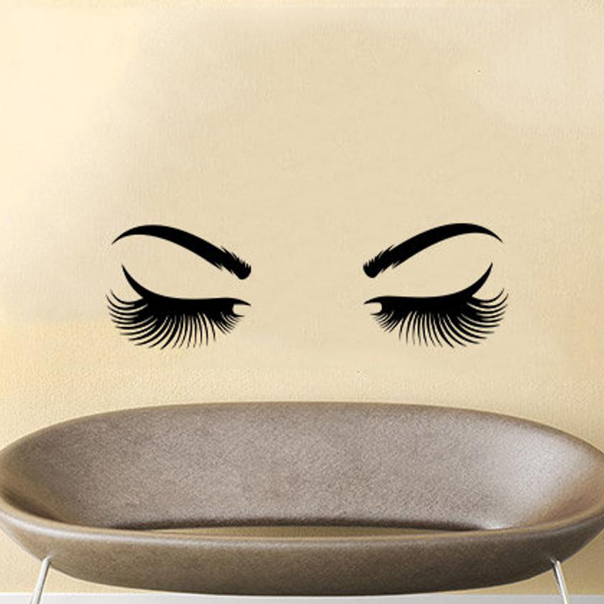 Eyes Wall Sticker Vinyl Sticke - Makeup Master Beauty Salon recension och pris