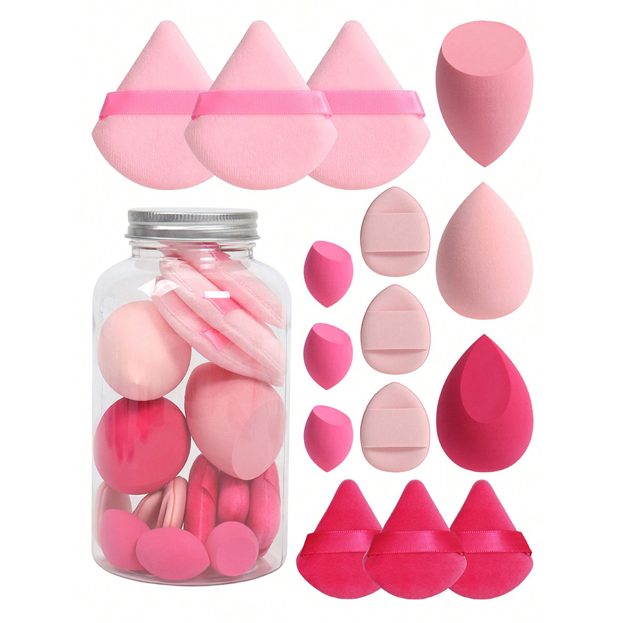 Set of 15 makeup sponges with  - Beauty Makeup Blender recension och pris
