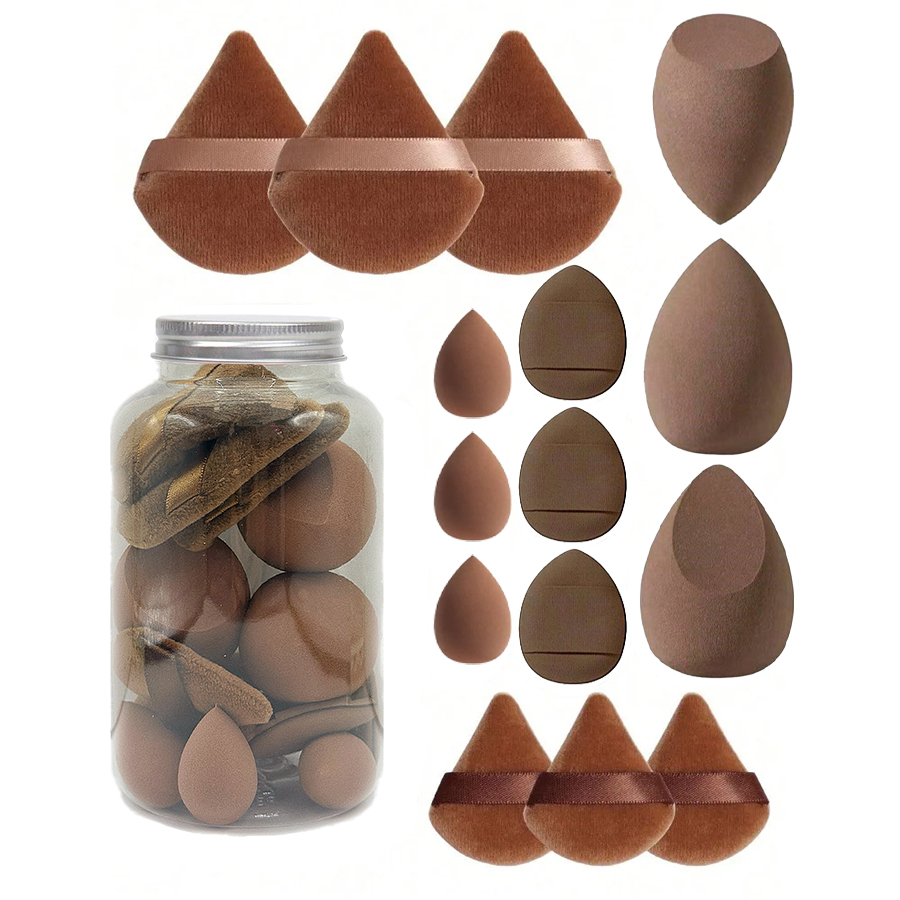 Set of 15 makeup sponges with  - Beauty Makeup Blender recension och pris