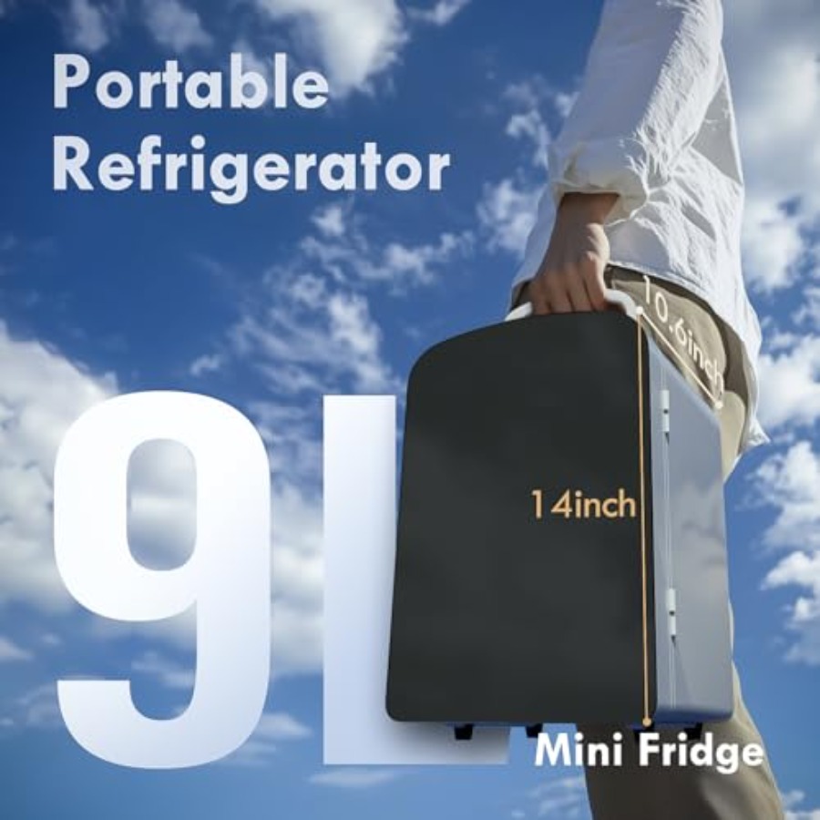 9L Mini Fridge for Bedroom Car - Beauty Makeup Fridge recension och pris